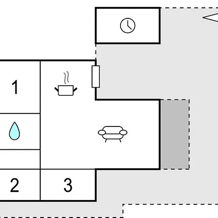 Three-bedroom With A Fireplace 06